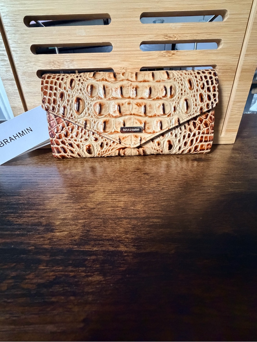 Brahmin Veronica wallet in Toasted NWT
